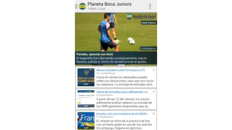 Planeta Boca Juniors, en tu Android