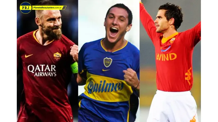 La lista de los 14 jugadores que pasaron por Boca y Roma