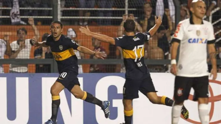 Recuerdo: el golazo de Riquelme contra Corinthians, en San Pablo